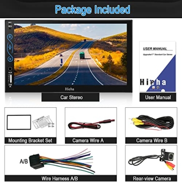 Hieha Car Stereo with Apple CarPlay and Android Auto