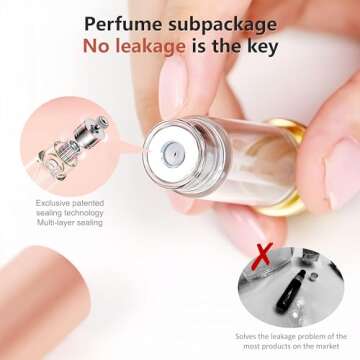 Fiwecos Mini Perfume Travel Atomizer 5ml Refillable