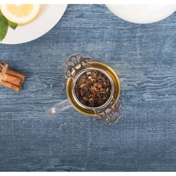 HIC Tea Strainer - 18/8 Stainless Steel Infuser for All Teas