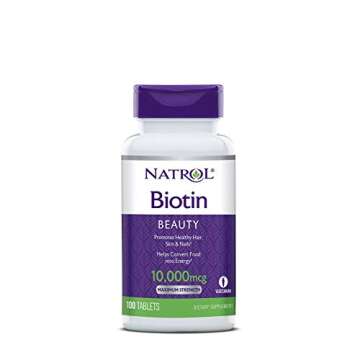 Natrol Biotin 10000 mcg for Hair, Skin & Nails