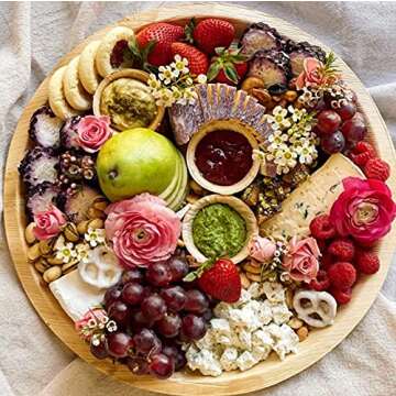 Eco-Friendly Charity Leaf Palm Leaf Plates - 10 Pack