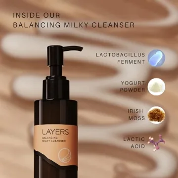 LAYERS Balancing Milky Cleanser for All Skin Types | Probiotic Skincare