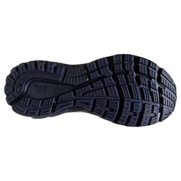 Brooks Women's Adrenaline GTS 21 Supportive Running Shoe - Navy/Black/Copper - 5.5 Medium