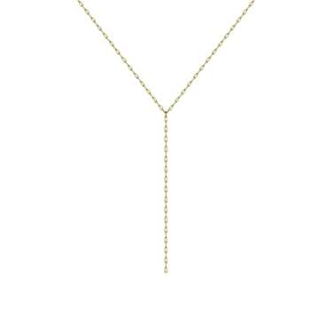 Kyerlyn 14K Gold Plated Y Lariat Necklace for Women