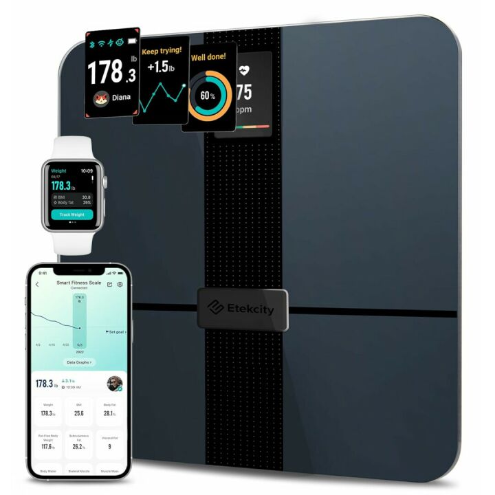Etekcity Smart Body Weight & Fat Scale - FSA Eligible
