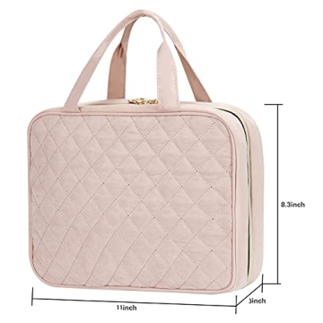 BELLSPIN Toiletry Bag with Hanging Hook for Stylish Travel