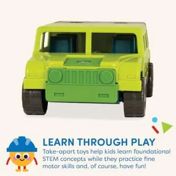 Battat Wonder Wheels Take Apart Airplane Toy for Kids