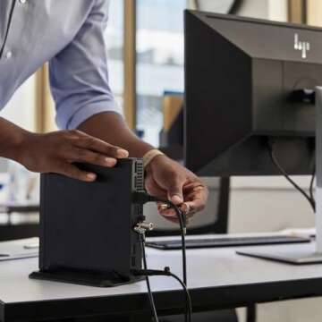 HP ProDesk 400 G9 Mini Business Desktop, 13th Gen Intel 14-Core i5-13500T (Beat i7-12700), 16GB RAM, 512GB PCIe SSD, Wi-Fi 6, HDMI, DP, Support 3-Monitor 4K, Wired Keyboard and Mouse, Windows 11 Pro