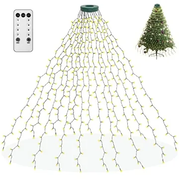 aneeway Christmas Tree Lights - 400 LED with Remote Control & 8 Lighting Modes