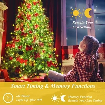 aneeway 400 LED Christmas Lights with 8 Modes