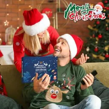 Fishing Lure Advent Calendar 2024 24 Days of Fishing Bait Christmas Advent Calendar 2024 Fishing Gift for Fishermen Adult Teen Boys Mystery Tackle Box Surprise Countdown