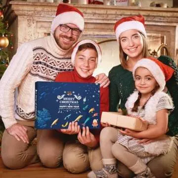 Fishing Lure Advent Calendar 2024 24 Days of Fishing Bait Christmas Advent Calendar 2024 Fishing Gift for Fishermen Adult Teen Boys Mystery Tackle Box Surprise Countdown