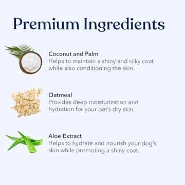 Honest Paws Dog Shampoo and Conditioner - Premium Dog Wash for Allergies and Dry, Itchy, Moisturizing for Sensitive Skin - Sulfate Free, Plant Based, All Natural -16 Fl Oz