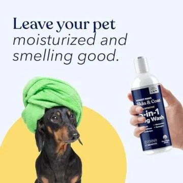 Honest Paws Dog Shampoo and Conditioner - Premium Dog Wash for Allergies and Dry, Itchy, Moisturizing for Sensitive Skin - Sulfate Free, Plant Based, All Natural -16 Fl Oz