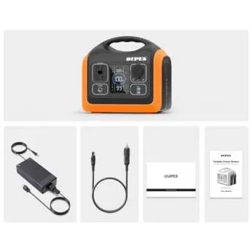OUPES 600W Portable Power Station, 595Wh LiFePO4 Battery Backup w/ 2 600W (1000W Surge) AC Outlets, Solar Generator Ideal for Outdoor Camping/RVs/Home Use