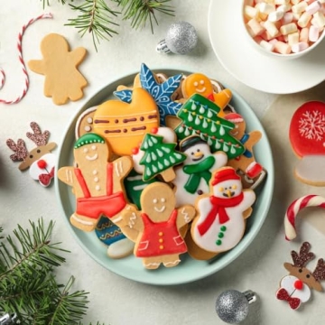 18-Piece Christmas Cookie Cutter Set for Festive Baking