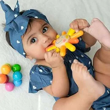 HABA Sunni Wooden Grasping Toy Sunshine Teether