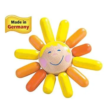 HABA Sunni Wooden Grasping Toy Sunshine Teether