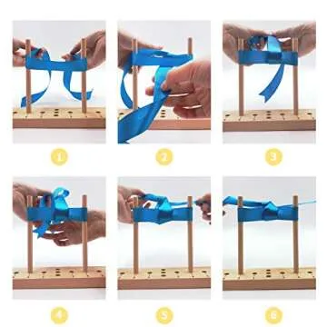 WITBASS Extended Bow Maker for Ribbon with Digital Sign, Bow Making Tool for Ribbon Crafts DIY Decoration for Christmas,Valentine's Day,Easter，Holiday Bow/Wreaths