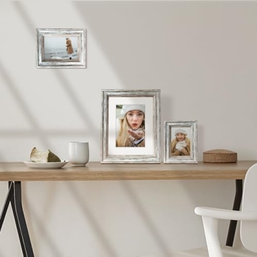 ArtbyHannah Rustic 5x7 Picture Frame Set – Stylish Gift