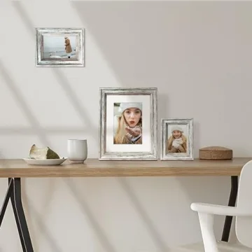ArtbyHannah Rustic 5x7 Picture Frame Set – Stylish Gift