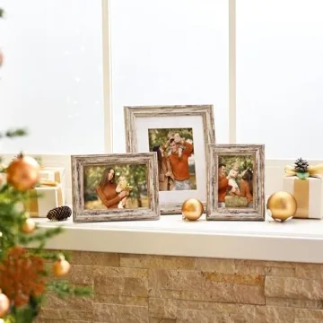 ArtbyHannah Rustic 5x7 Picture Frame Set – Stylish Gift