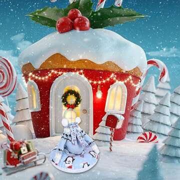 Christmas Elf Doll Accessories Set includes Doll Snow Tube Doll Ear Muffs Doll Scarf Doll Sweater Elf Doll Clothes