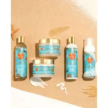 Curls Sea Moss Detox Shampoo for Healthy Hair Growth