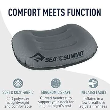 Sea to Summit Aeros Ultralight Pillow for Camping Comfort