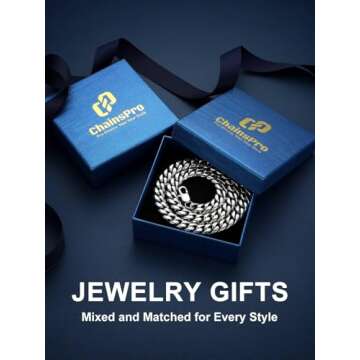 Heavy Stainless Steel Chain for Mens Jewelry 14MM 22inch Mens Gifts for Dad