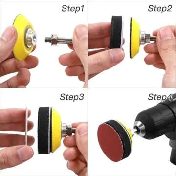 HongWay Sanding Discs Pad Kit 300pcs for Diverse Projects