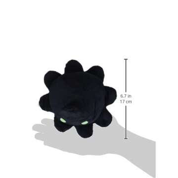 TeeTurtle - The Original Reversible Octopus Plushie - Glow in the Dark - Cute Sensory Fidget Stuffed Animals That Show Your Mood