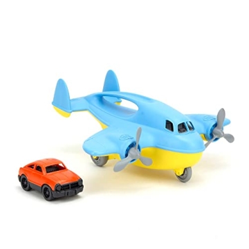 Green Toys Blue Cargo Plane - Eco-Friendly, Safe Play for Toddlers