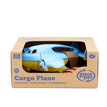 Eco-Friendly Green Toys Blue Cargo Plane for Kids