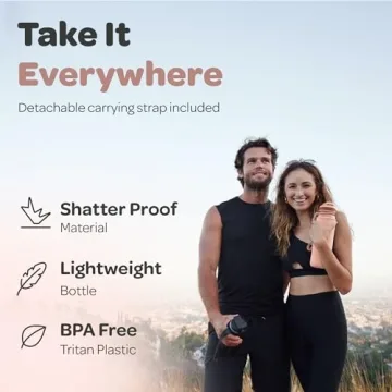 Stay Hydrated with the Hydracy Water Bottle - 32oz BPA Free