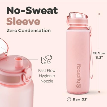 Stay Hydrated with the Hydracy Water Bottle - 32oz BPA Free