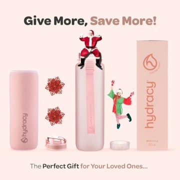 Stay Hydrated with the Hydracy Water Bottle - 32oz BPA Free