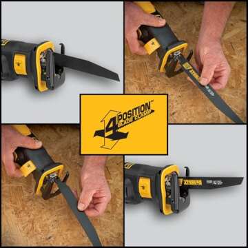 DEWALT 20V MAX XR Reciprocating Saw, Compact, Bare Tool Only (DCS367B)