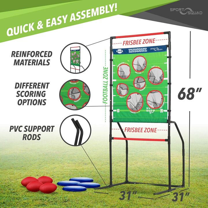 JOOLA Sport Squad Endzone Challenge Toss Game