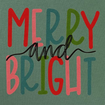 Merry and Bright Christmas Sweatshirt for Women