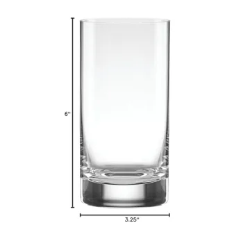 Elegant Lenox Lead-Free Highball Glass Set - 4 Count