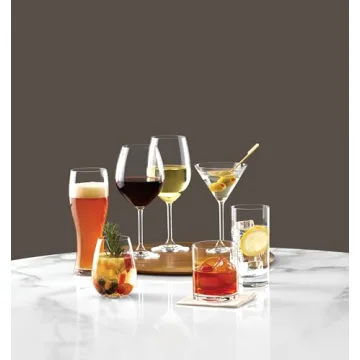Elegant Lenox Lead-Free Highball Glass Set - 4 Count