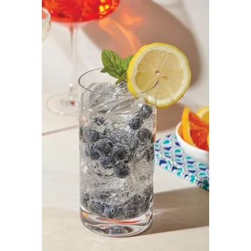 Elegant Lenox Lead-Free Highball Glass Set - 4 Count