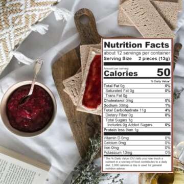 Organic Chestnut Crispbread | Healthy Gluten-Free Snack | 6 Pack