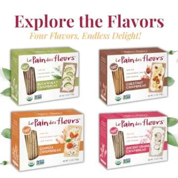 Organic Chestnut Crispbread | Healthy Gluten-Free Snack | 6 Pack