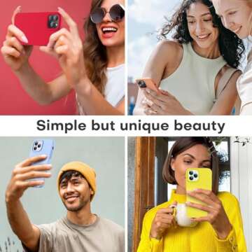 LOVE 3000 Compatible with iPhone 12 Pro Max Case | Thickening Liquid Silicone | Anti-Scratch Microfi...