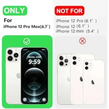 LOVE 3000 Compatible with iPhone 12 Pro Max Case | Thickening Liquid Silicone | Anti-Scratch Microfiber Lining | Full-Body Duty Heavy Protection Case for iPhone 12 Pro Max Women Girls, Light Blue