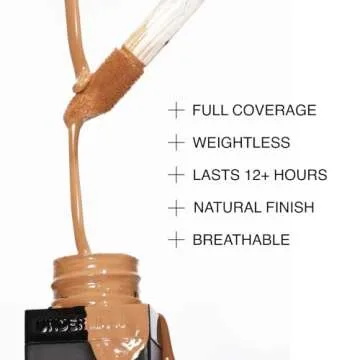 HIDE Liquid Concealer, 0.5 fl. oz. - Medium to Full Coverage Matte Concealer for Acne, Blemishes, Under Eye Dark Circles & Hyperpigmentation, Oil Free Concealer, Color For All Skin Tones (Umber)