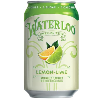 Waterloo Sparkling Water Lemon-Lime Zero Calories 12 Pack