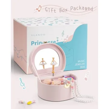 Vlando Musical Jewelry Box - Ballerina & Decor for Girls
